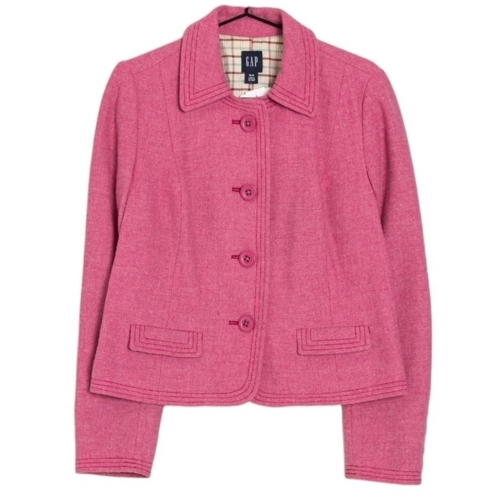 Gap Wool Blend Cropped Jacket - image 2